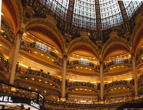 galerie lafayette in paris.